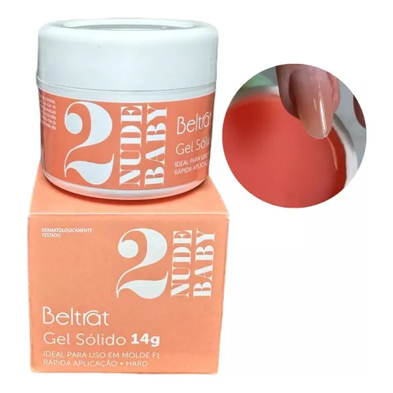 Gel Sólido Nude Baby 14g - Beltrat