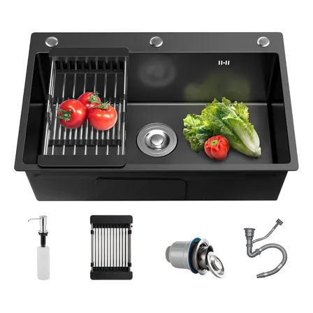 Lavaplatos Simple Empotrado 142 Lavaplato Negro Acero Inoxidable Lavaplatos Empotrado Lavaplatos Modernos Muebles De Cocina Lavaplatos Simple Acero Inoxidable Para Empotrar Qatarshop Lavaplatos Simple
