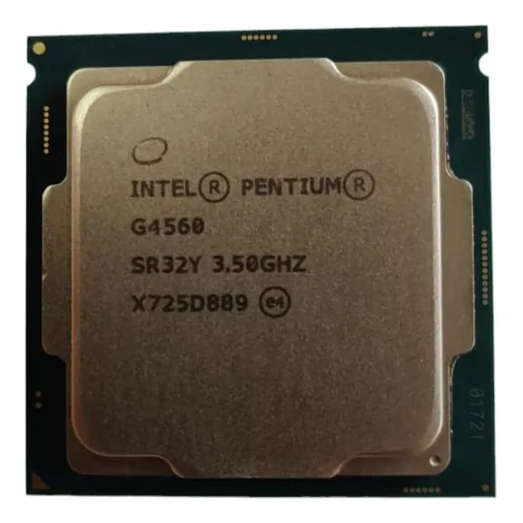 Procesador Pentium G4560 3.5ghz Intel 1151 Septima Generacio