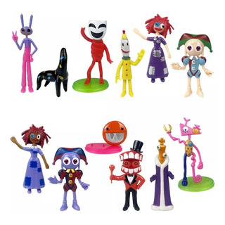 12 Pcs Asombrosas Figuras Digitales De Muñecos De Circo Art 12 Pcs Asombrosas Figuras Digitales De Muñecos De Circo Art