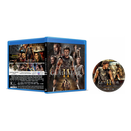 Gladiador 2 Blu-ray, Version Oficial. + Extras, 2 Discos Gladiador 2 Blu-ray, Version Oficial. + Extras, 2 Discos