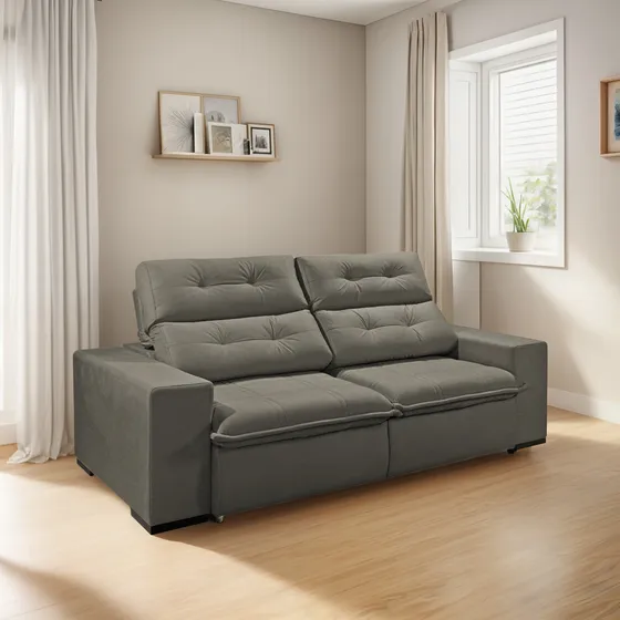 Sofá 3 Lugares Turmalina 180cm