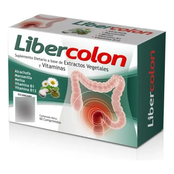 Colon Irritable Libercolon 60 Comp  Transito Lento Original