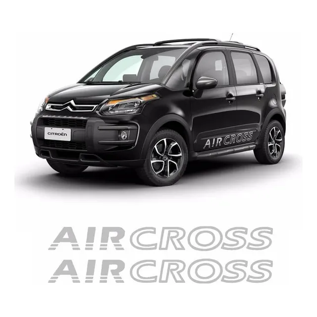 Faixa Lateral Air Cross Até 2015 Adesivo Prata Citroen