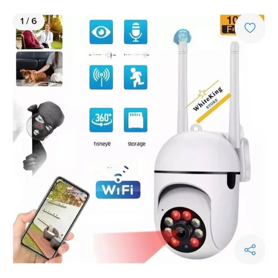 Camara Robótica Vigilancia Seguridad Exterior Interior Wifi
