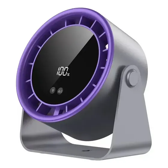 Ventilador De Escritorio Recargable Función De Carga Usb