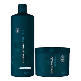 Sebastian Twisted Shampoo 1000ml E MĂĄscara 500ml Sebastian Twisted Shampoo 1000ml E MĂĄscara 500ml