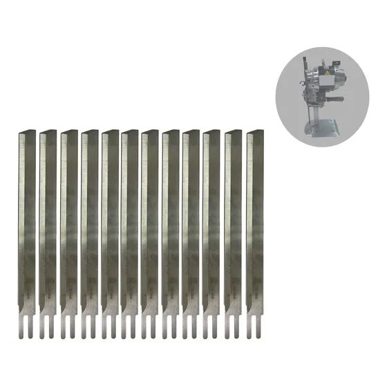 Cuchillas Maquina Corte Tela Vertical 8 Pulgadas X12 Unid