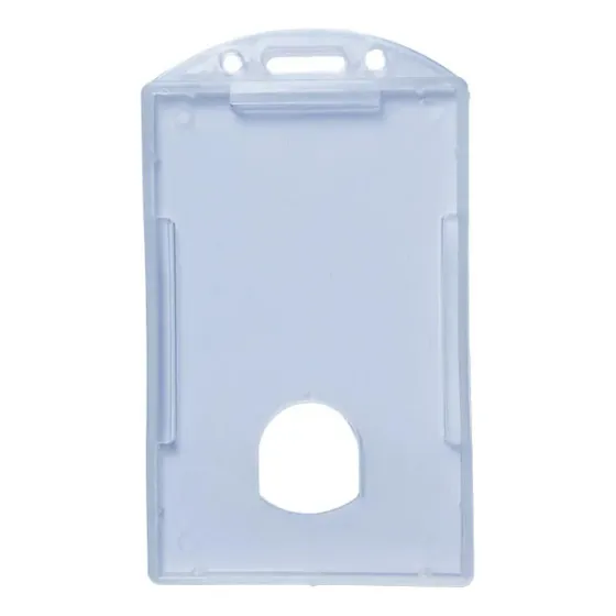 Porta Carnet Transparente Vertical X 100 Unidades