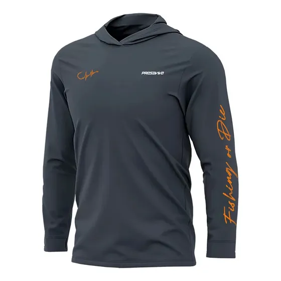Remera Pesca Presa Viva Capucha Dry Secado Proteccion Uv
