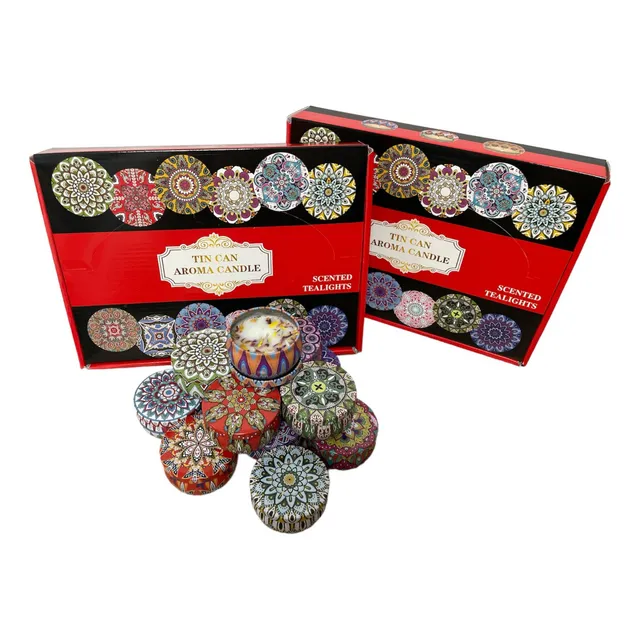 Set De Regalo12 Velas De Soya Aromatizadas Para Aromaterapia