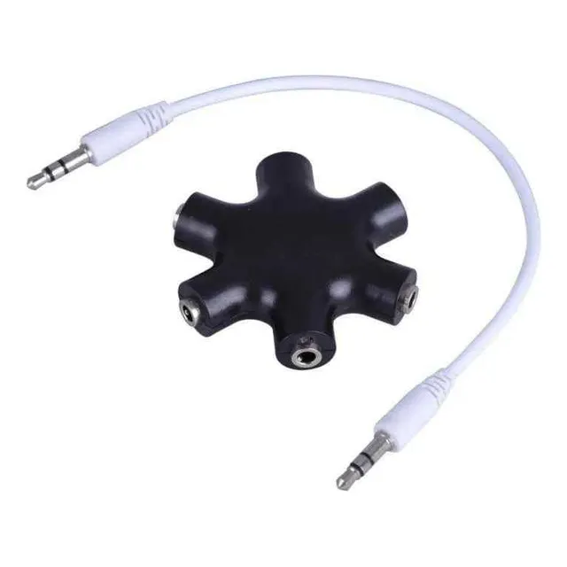 Hub Splitter Divisor De Audio 3.5mm Entradas O Salidas