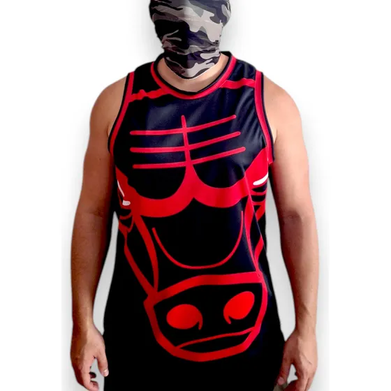 Camiseta Nba - Chicago Bulls - Mod. 5 - Bulls Face