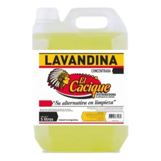 Lavandina Concentrada X5 Litros Cacique (cod. 2590