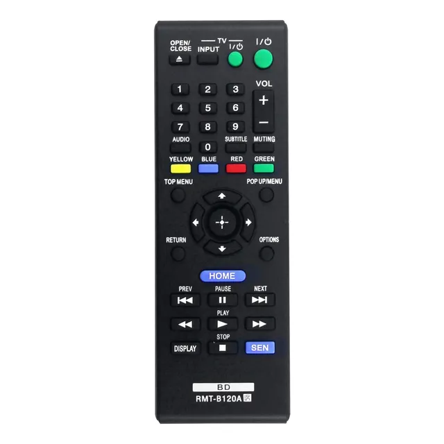 . Rmt-b120a Reemplace El Control Remoto For Blu-ray Disc 3d