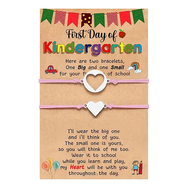 2 Pulsera Amor Para Regreso Clase Regalo Madre Hija