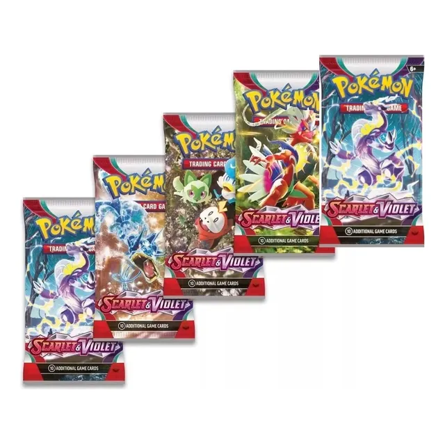 Pack 5 Sobres De 10 Cartas Pokemon Variadas Coleccion Cards