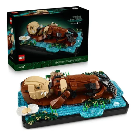 Blocos de Montar Ideas Lontras Marinhas Flutuantes 21366 18 Anos Lego