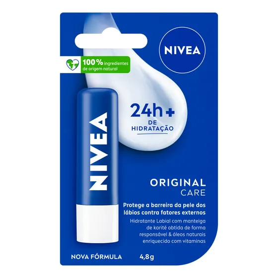 NIVEA Hidratante Labial Original Care 4,8g