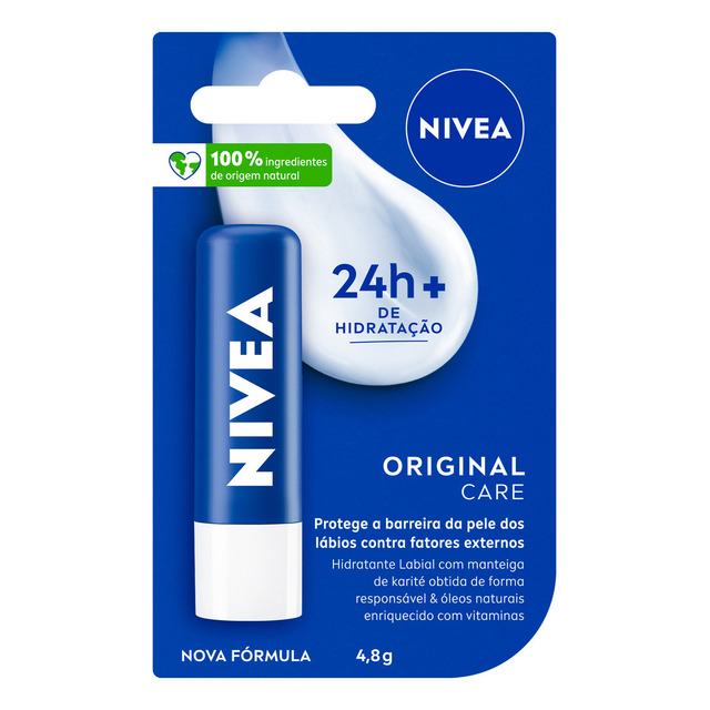 Nivea Hidratante Labial Original Care 4,8g Nivea Hidratante Labial Original Care 4,8g