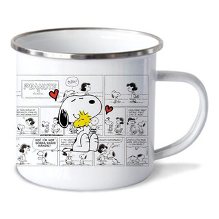 Taza Pocillo Snoopy Comic 1 De Peltre (10oz=300ml) Taza Pocillo Snoopy Comic 1 De Peltre (10oz=300ml)