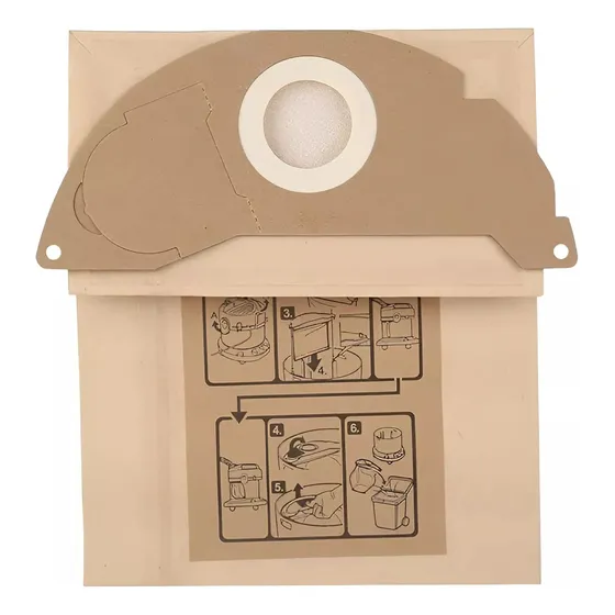 Pack Bolsas Aspiradora Karcher A2004 / A2054 X 5 Unidades
