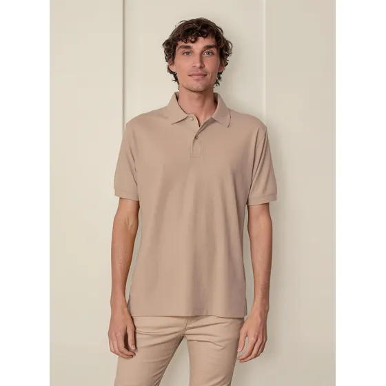 Polera Piqué Premium Textura Suave M/c Hombre Uv+pro