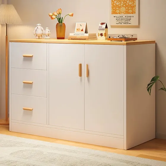 Mueble De Almacenamiento Aparador Multifuncional Con Cajones