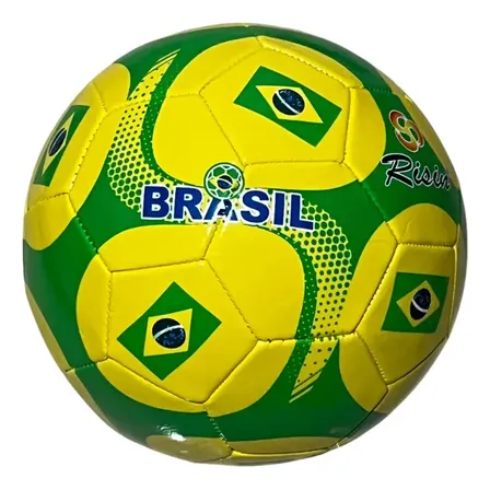 Bola De Futebol Brasil / Copa/ N5 Amarelo