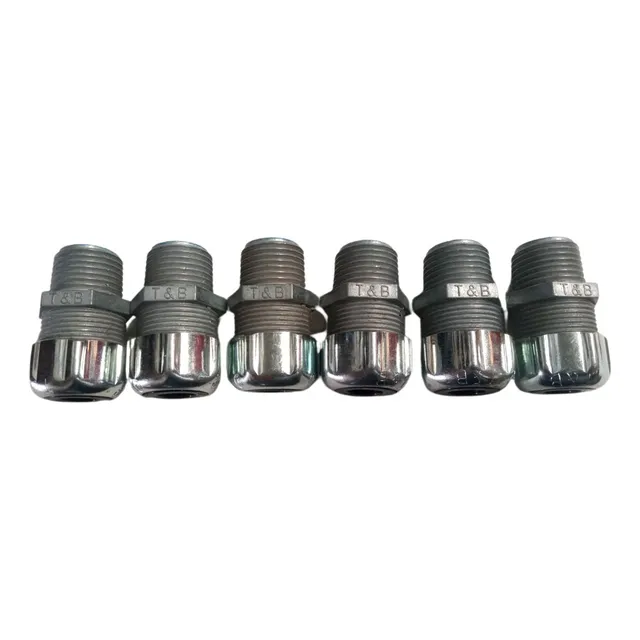 Conector Glándula 1/2in Metálico 6 Pz Thomas&betts 035-73554