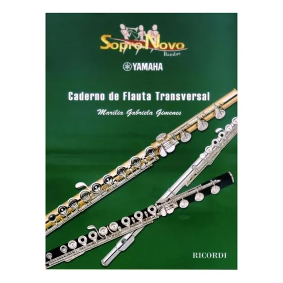 Sopro Novo Yamaha - Flauta Transversal - Marilia Gabriela - Com Cd