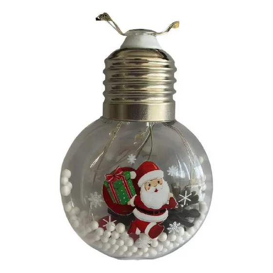 Guirnalda Solar Led 16 Ampolletas Viejo Pascuero 5mt Navidad Color de las luces Blanco cálido