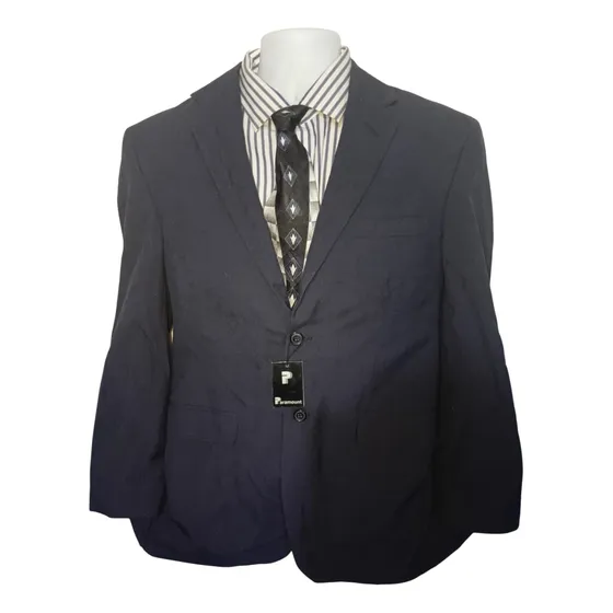Elegante Saco Azul Oscuro Nuevo De Vestir De Hombre Talla L