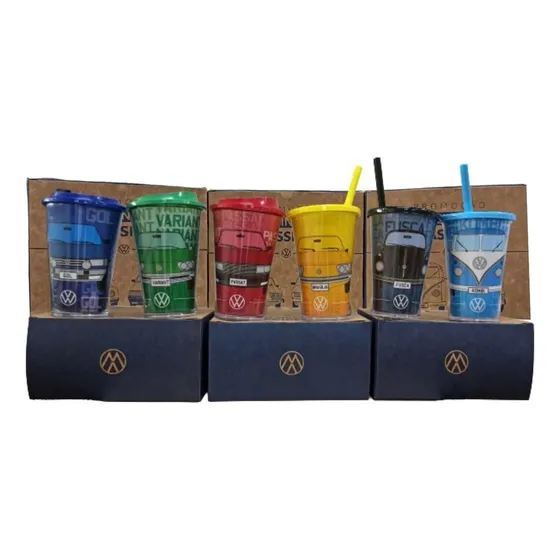 Copo Volkswagen Oficina De Clássicos De 500ml Cor Variados6 Unidades
