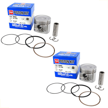 Kit De Pistones Y Aros Honda Cb 250 Nighthawk 1.50mm 54.5mm Kit De Pistones Y Aros Honda Cb 250 Nighthawk 1.50mm 54.5mm