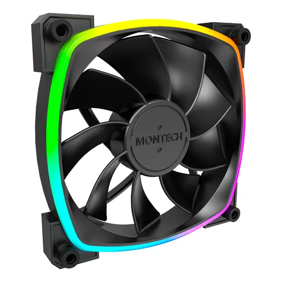 Montech Ventilador Invertido Rx Argb Durabilidad Gama Alta