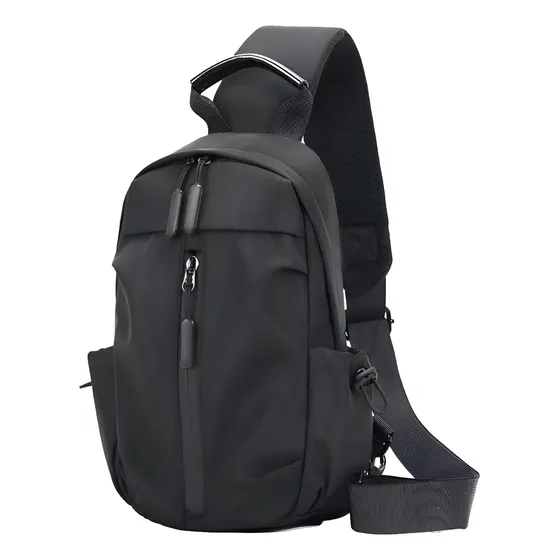 Mochila Bandolera Impermeable Bolso Pecho Cierre Al Medio