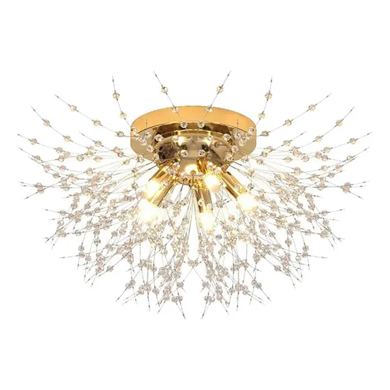 . Lámpara De Techo Colgante De Araña De Cristal For Vivir