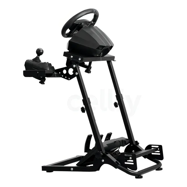 Soporte de joystick PXN-A10 Negro para Mesa Cockpit Volante Gamer Simulator