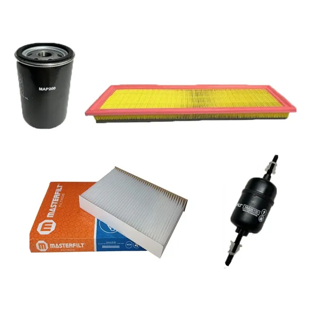 Kit 4 Filtros Ford Fiesta Ecosport 1.6 Zetec Rocam