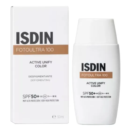 Isdin Foto Ultra Active Unify Fusion Fluid Color Aclara Piel