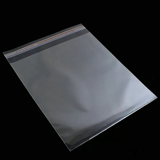 Saco Saquinho Adesivado Plástico Transparente 12x18 C/ 100un