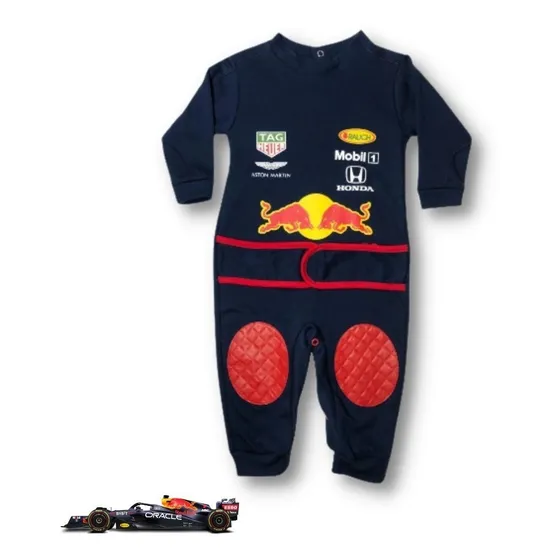 Macacão Bebê Infantil Piloto Corrida Moto Gp Formula 1