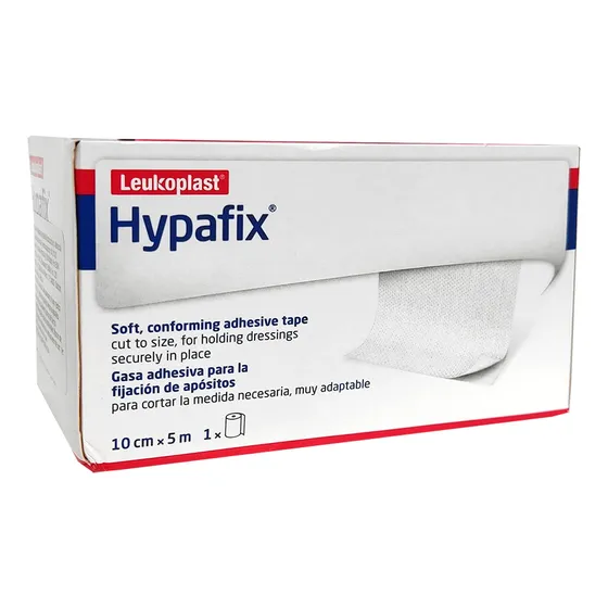 Gasa Adhesiva Hypafix Para Fijar Apósitos 10cm X 5m 1 Caja