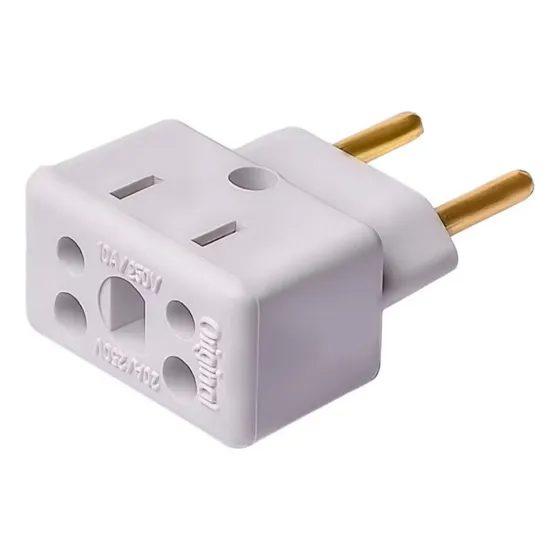 4 Adaptador Benjamim Tomada Bob 10a/20a Microondas Airfryer