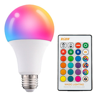 3 Focos Led Rgb Inteligentes De 10w Con Control Multicolor 3 Focos Led Rgb Inteligentes De 10w Con Control Multicolor