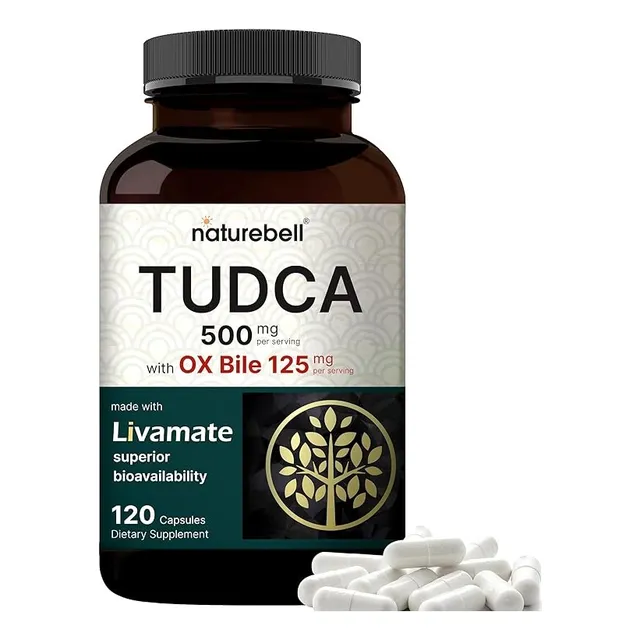 Tudca + Ox Bile Salud Hepatica Max Pureza Absorción 500mg 