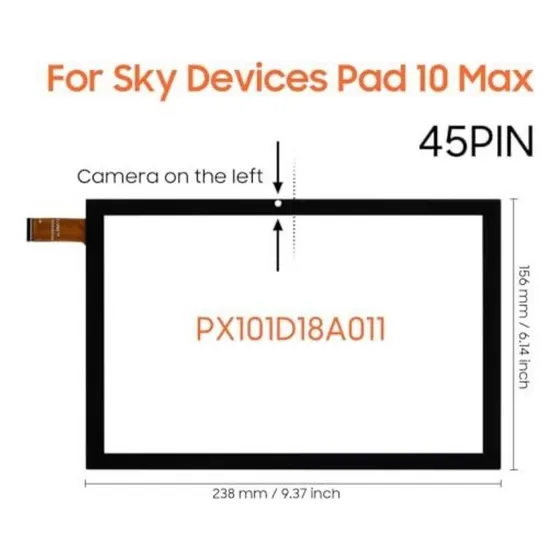 Táctil Tablet Sky Pad 10 Max Flex 45 Pines