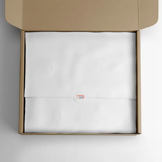 Papel De Seda 50x70cm Branco - Pacote Com 100 Folhas
