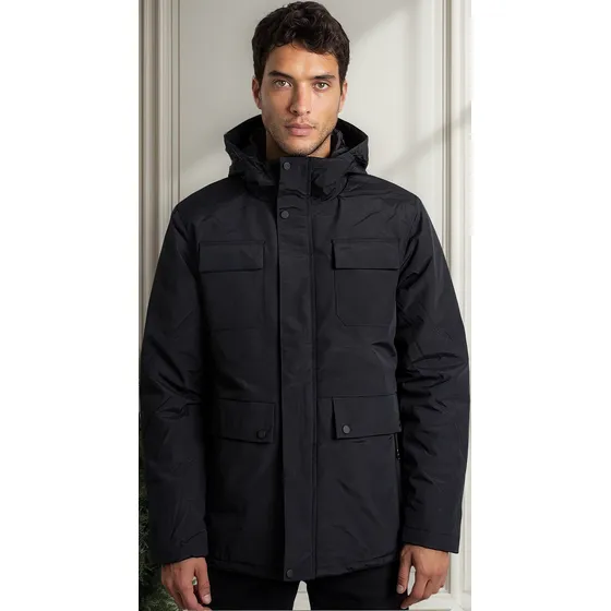 Campera Hombre Abrigo Invierno Termico Poliester Briganti